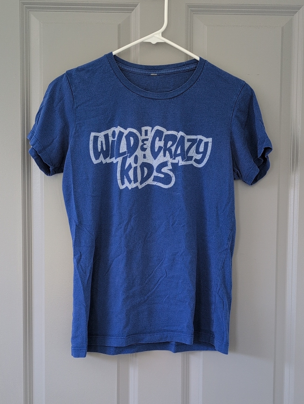 Vintage 90s Nickelodeon "Wild & Crazy Kids" Blue Graphic Tee